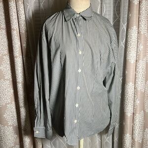 Talbots Button down Stripes Long Sleeve top size 10